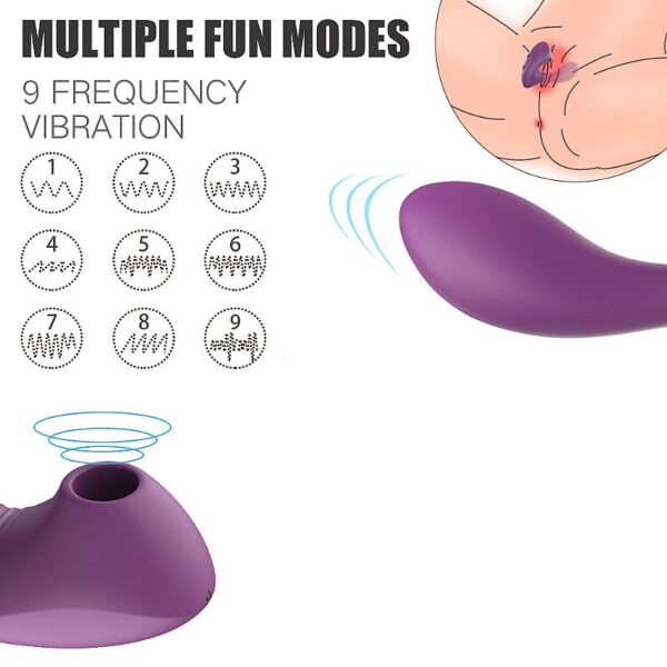 Vibrador Estimulador Massageador de Ponto G e Clitóris - Wistaria - S-hande - Sexshop - Image 2