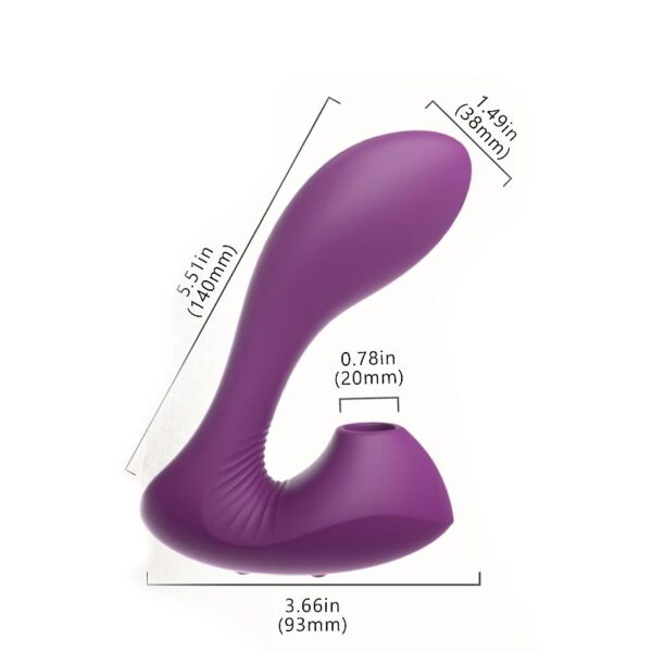 Vibrador Estimulador Massageador de Ponto G e Clitóris - Wistaria - S-hande - Sexshop - Image 3