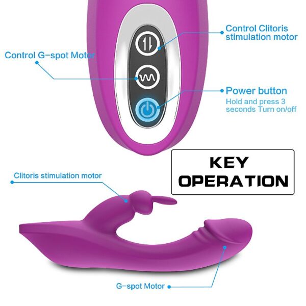 Vibrador Massageador de Ponto G e Clitóris 7 Vibrações - Naughty U - S-hande - Sexshop - Image 5