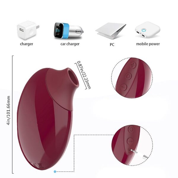 Vibrador Estimulador de Clitóris com Pulsação - Ruby- S-Hande - Sexshop - Image 5