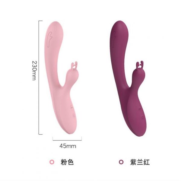 Varinha Vibratória Com Estimulador de clitoris Recarregável - LiLo - Image 4