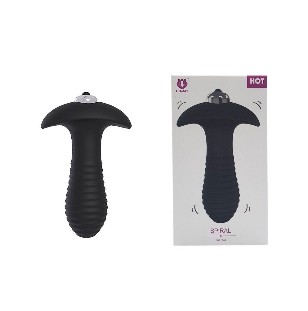Plug Anal Com Vibrador Interno - Spiral - S-Hande
