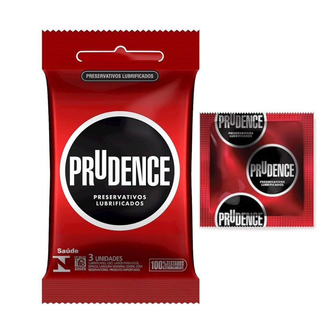 KIT 03 Preservativo Prudence Tradicional Lubrificado - Imagem 3