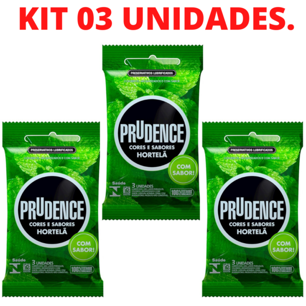 KIT 03 Preservativo Cores e Sabores Hortelã – Sex shop - Image 2