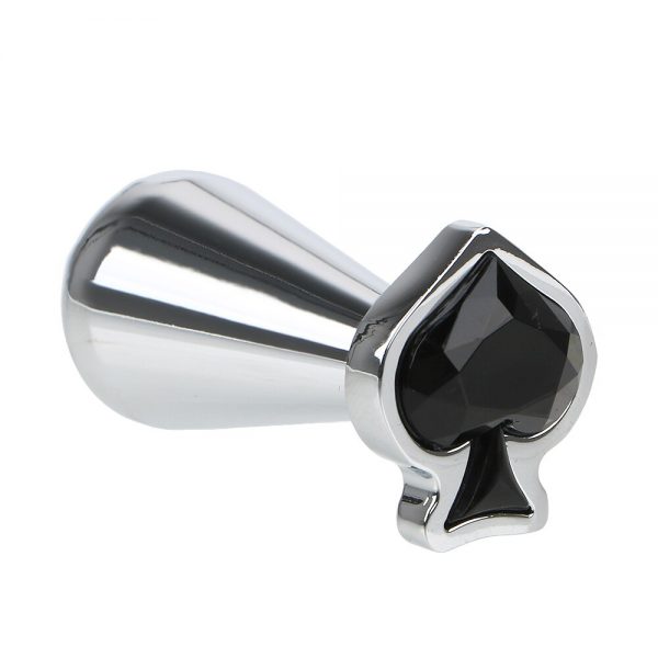 Plug Anal em Aço Inox Com Pedra em Rosca Formato de Copas - Image 5