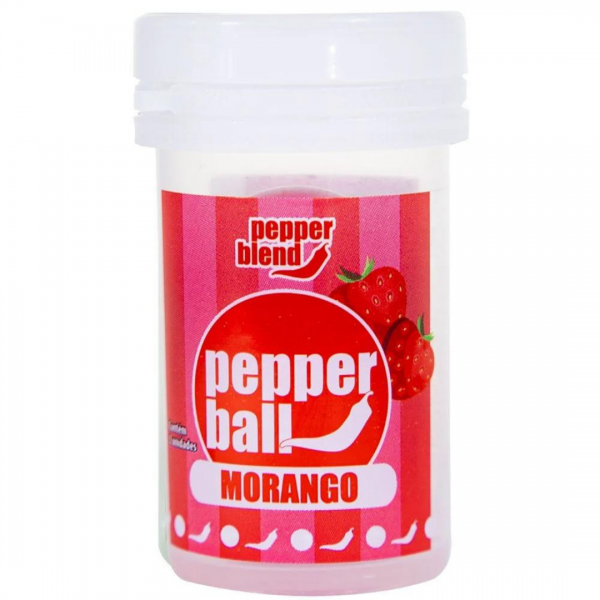 Pepper Ball Plus de Morango Comestível Dupla 3G Pepper Blend