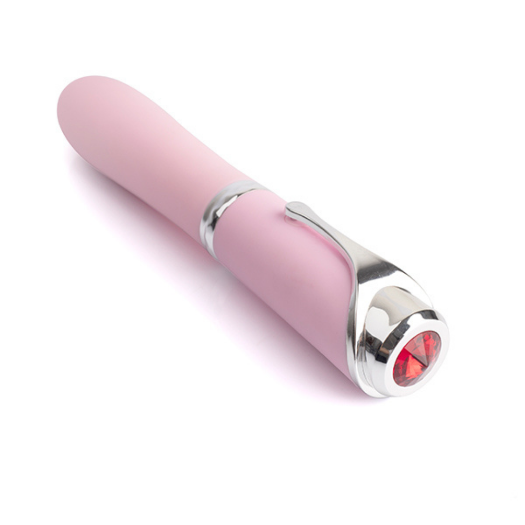 Choquei - Vibrador de Luxo 10 Modos de Vibração USB Diamante - Imagem 2