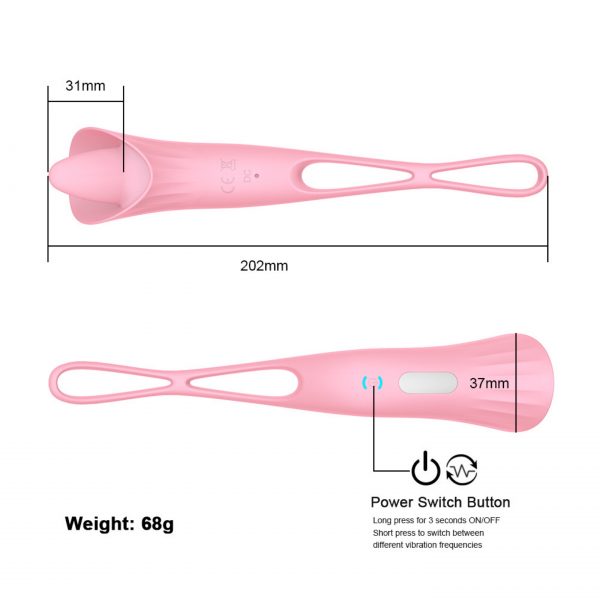 Vibrador Estimulador de Clitóris Língua Mágica 10 Vibrações - Image 4