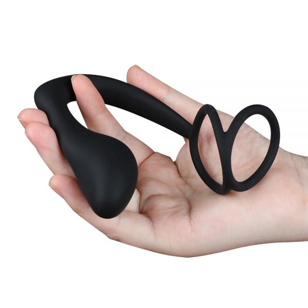 Estimulador de Próstata Com 2 Anéis Peniano Em Silicone - Image 7