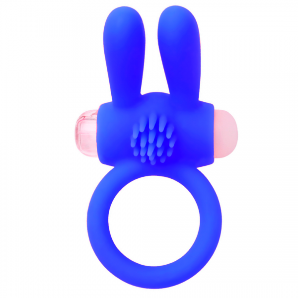 Anel Peniano Com Vibro e Estimulador Clitoriano Coelhinho - Image 3