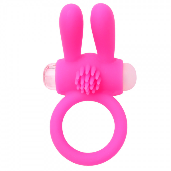Anel Peniano Com Vibro e Estimulador Clitoriano Coelhinho - Image 7