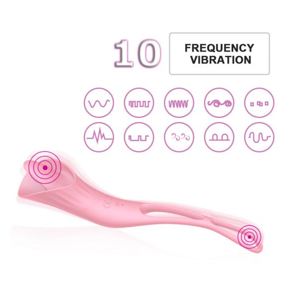 Vibrador Estimulador de Clitóris Língua Mágica 10 Vibrações - Image 3