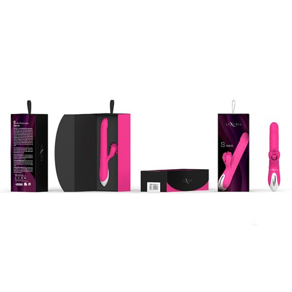 Vibrador S-Wave com Estimulador de Clitóris Língua Mágica Giratória - Image 3
