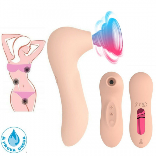 ELETRIC Sucking de Clitoris Com 10 Velocidades Recarregável