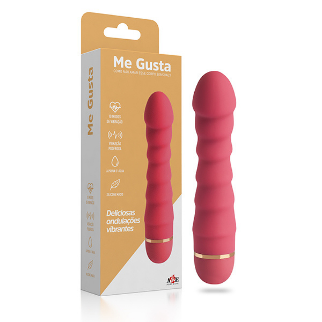 Vibrador Escalonado Me Gusta - 10 Modos de Vibração USB