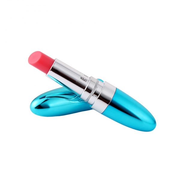 Mini Vibrador Metalizado em Formato de Batom Luxo - Image 4