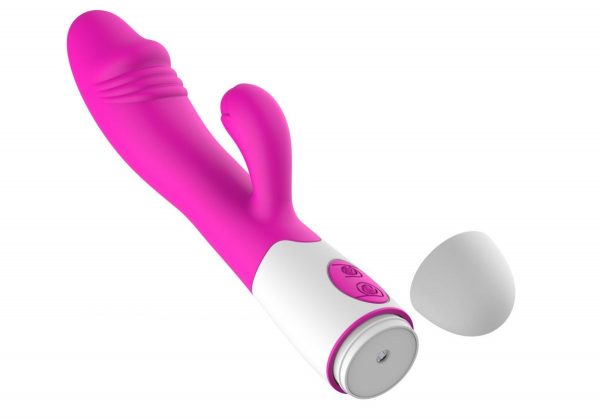 Vibrador Ponto G Com Estimulador Duplo 30 velocidades USB - Image 4