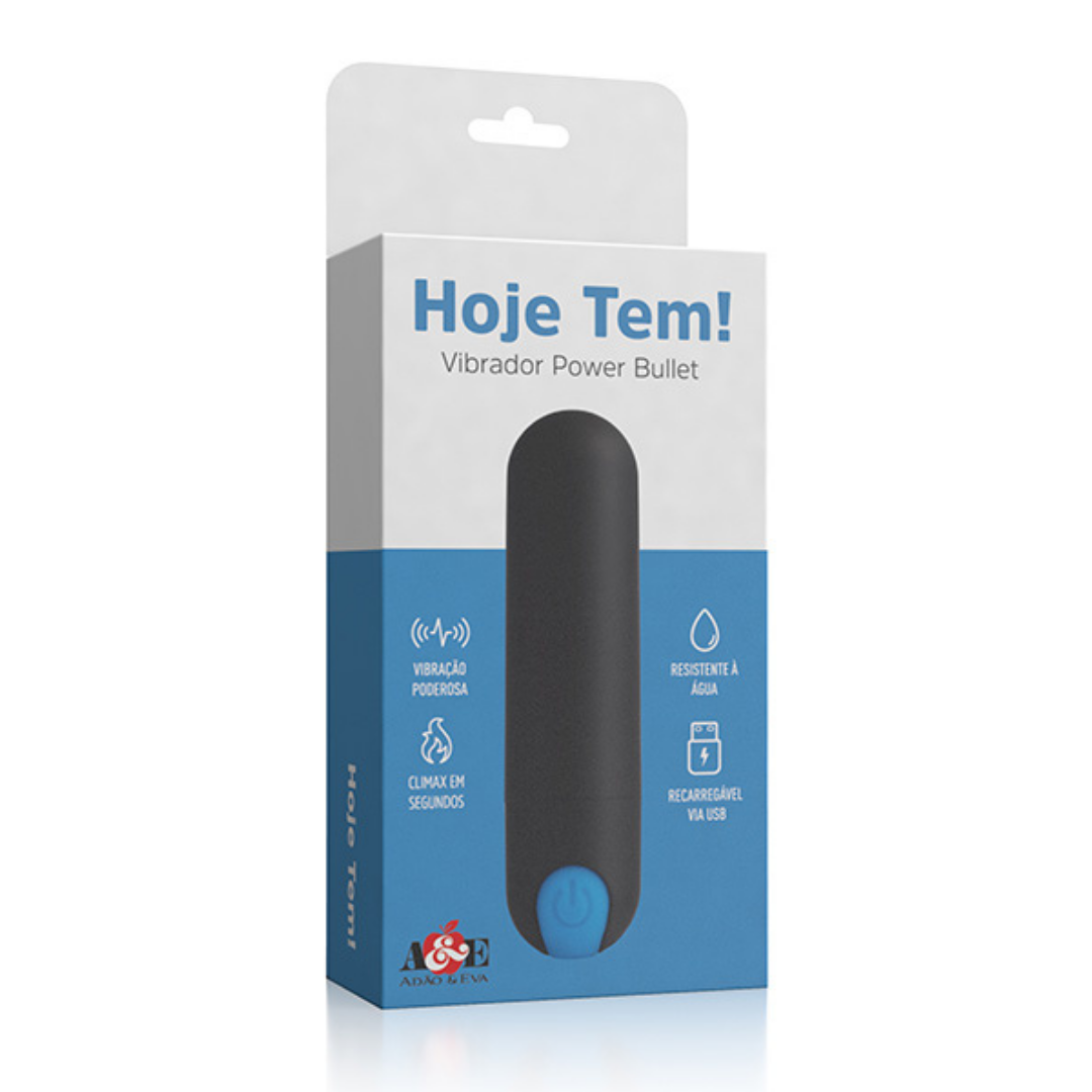 Vibrador Bullet Capsula Recarregável Resistente a Agua 8x2CM - Imagem 3