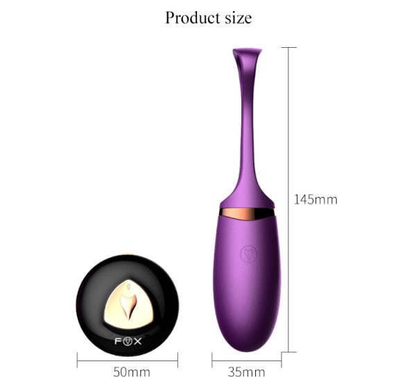 Vibrador Cápsula FOX Com Função de Voz e Controle Remoto Wireless - Image 4