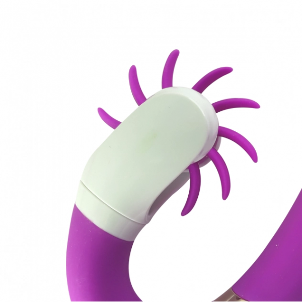 Vibrador com Estimulador Giratório Língua Mágica 10 Vibrações - Image 3