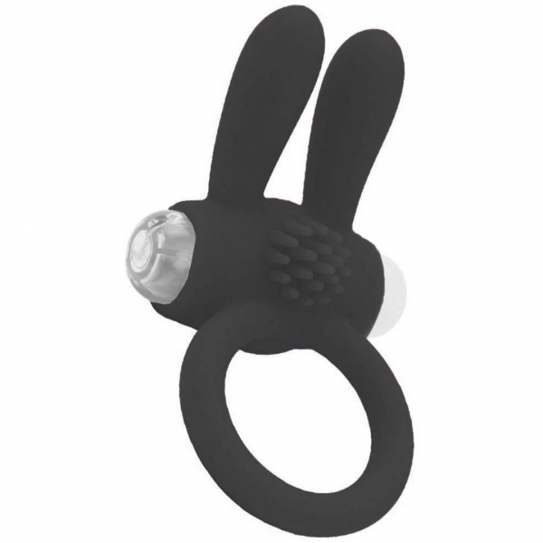 Anel Peniano Com Vibro e Estimulador Clitoriano Coelhinho - Image 9