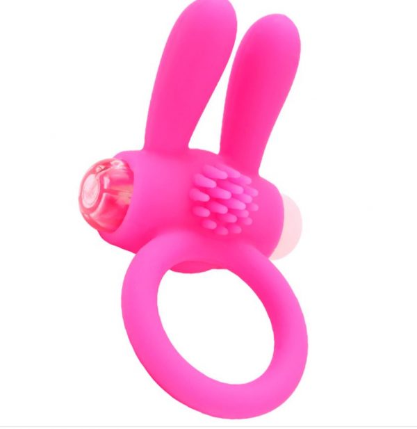 Anel Peniano Com Vibro e Estimulador Clitoriano Coelhinho - Image 8