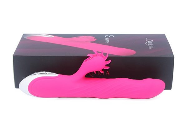 Vibrador S-Wave com Estimulador de Clitóris Língua Mágica Giratória - Image 6