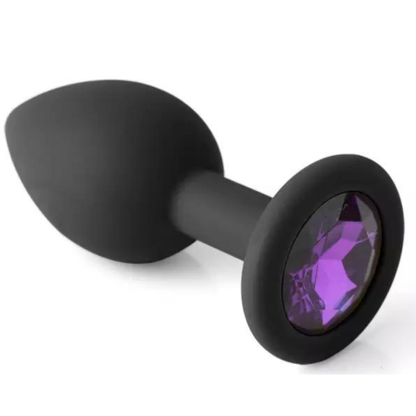 Kit Plug Anal em Silicone Com 3 Tamanhos Diferentes + Capsula Vibratória Preto - Image 3