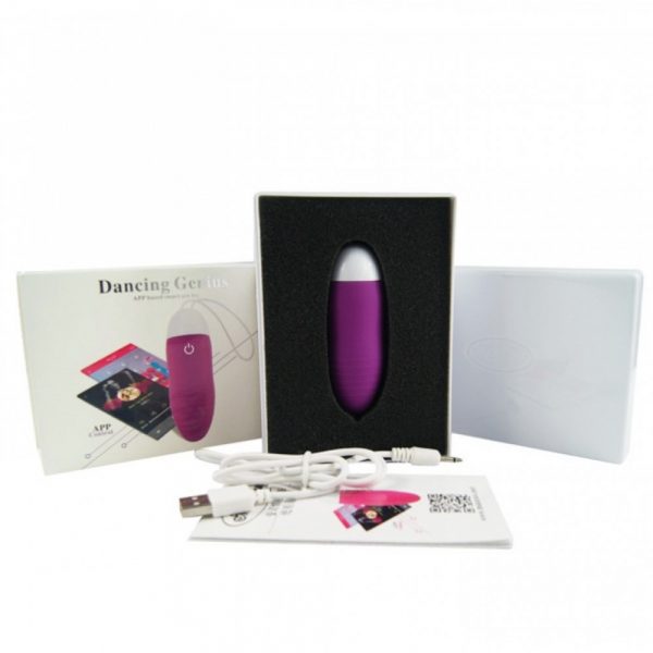 Vibrador Bullet Liso Recarregável Possui 10 modos de Vibrações  APP via Bluetooth - Image 2