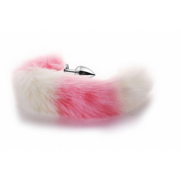 Kit Orelhinhas de Pelúcia com Plug Anal Calda Raposa Rosa e Branco - Image 6