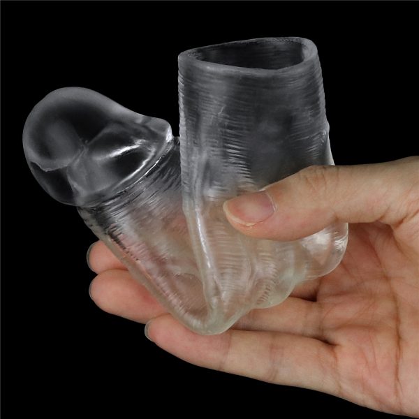 Capa Peniana em feita Jelly Transparente 14 x 3,5cm - Image 10