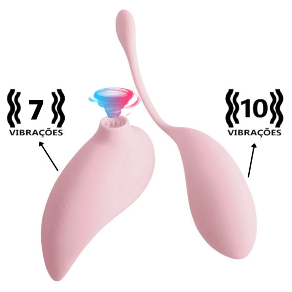 Vibrador Duplo Estimulador de Clitóris, Seios e Ponto G - Image 3