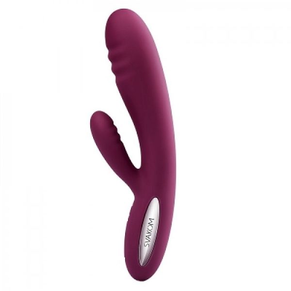 Vibrador Com estimulador de clitóris Recarregável - Svakom Adonis - Image 3