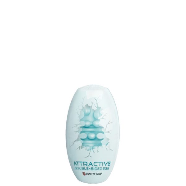 Masturbador Masculino com Textura Interna – PRETTY LOVE PASSIONATE DOUBLE SIDED Verde EGG - Image 3