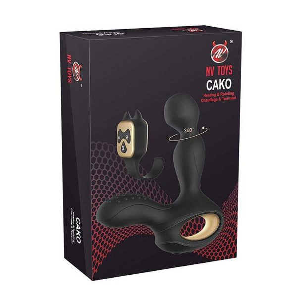 Massageador de Próstata e Plug Anal Vibratório Com Aquecimento CAKO - Image 10