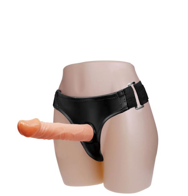 Cinta Peniana com Pênis Realístico de 19 cm com Glande Saliente – BAILE PASSIONATE HARNESS - Image 3