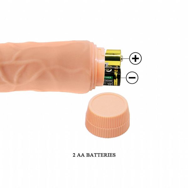 Prótese Realística com Vibrador Multivelocidade 19,5cm Baile - Image 7