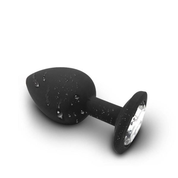 Kit Plug Anal em Silicone Com 3 Tamanhos Diferentes + Capsula Vibratória Preto - Image 5