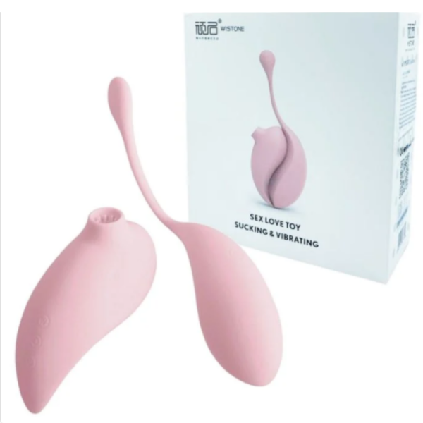 Vibrador Duplo Estimulador de Clitóris, Seios e Ponto G