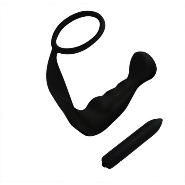Estimulador de Próstata Com Vibrador e Anel Peniano - Image 2