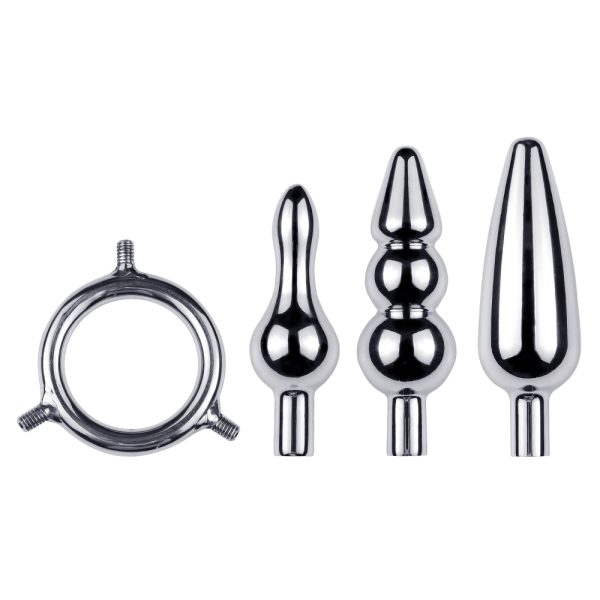 Plug Anal de Aço Inox Com 3 Pontas Diferentes Com Rosca - Image 3