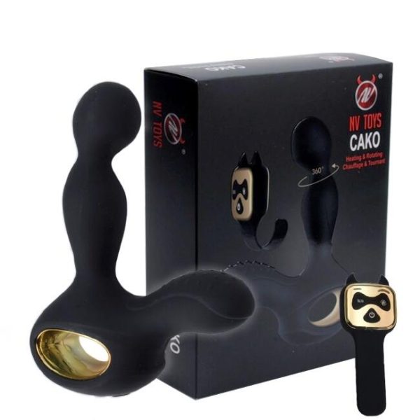 Massageador de Próstata e Plug Anal Vibratório Com Aquecimento CAKO