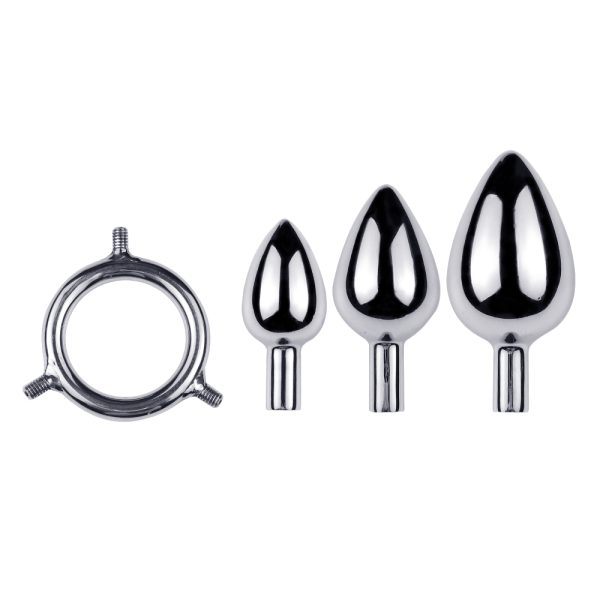 Plug Anal de Aço Inoxidável Com 3 Pontas Diferentes Rosqueavel - Image 2