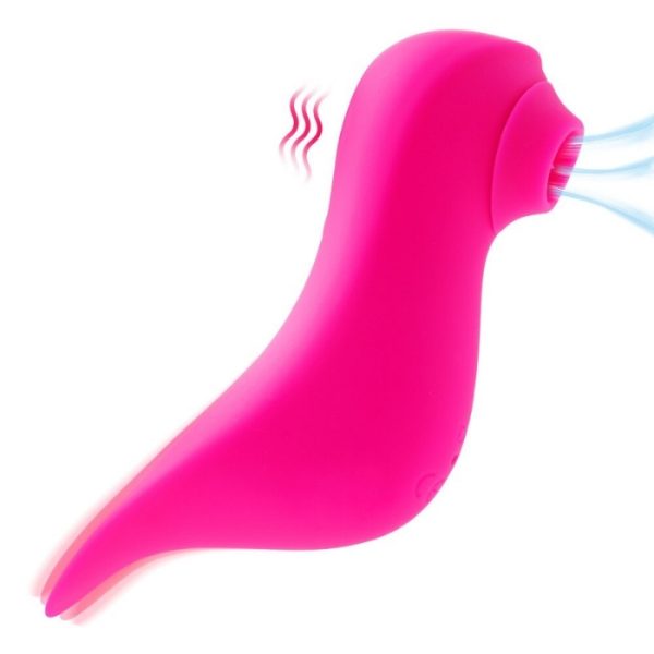 Vibrador com Estimulador de Clitóris + Língua Mágica - Image 7