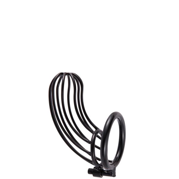 Cinto de Castidade Masculino Vazado Cor Preta  – CHASTITY DEVICE - Image 4