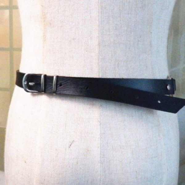 Cinto Arreio Harness Em Couro Preto Com Argolas e Correntes - Image 3