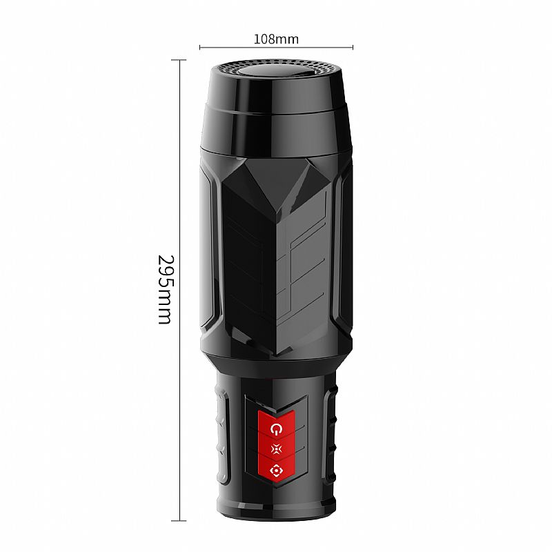 Maquina Masturbadora Lanterna 3 Com Vibrador Recarregavel - Dibe - Imagem 5