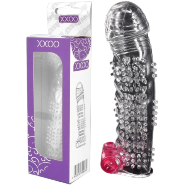 Capa peniana com textura massageadoras e vibro – X Man - Image 2
