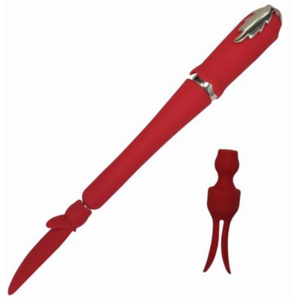 Vibrador em formato de caneta com duas pontas massageadoras - Image 5