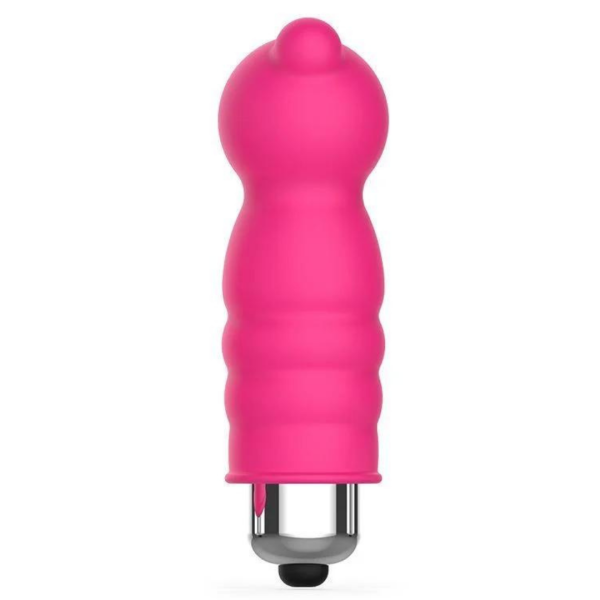 Vibrador Capsula Power Ondulado em Silicone Ponto G Funny Sext